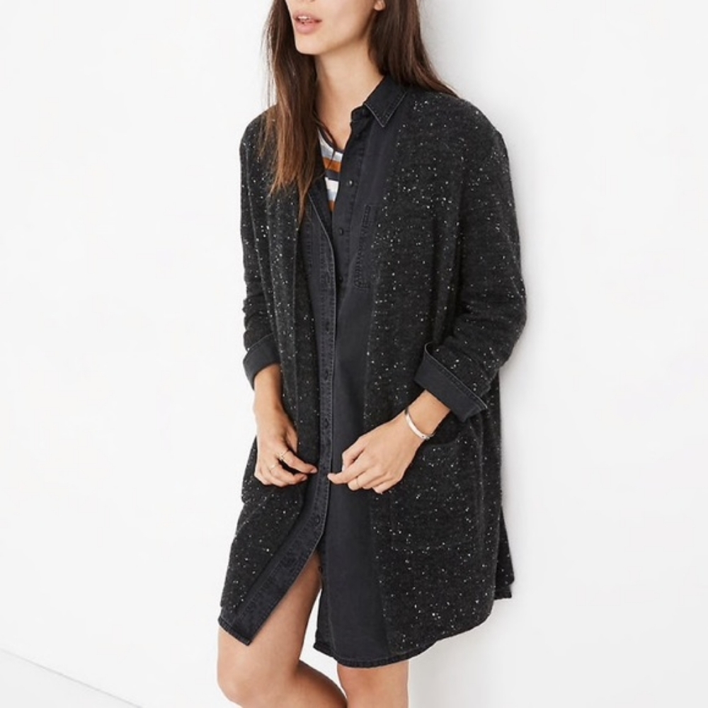 Madewell Kent Donegal Cardigan Sweater